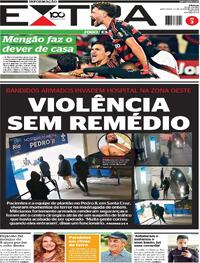 Capa do jornal Extra 19/09/2025