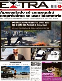 Capa do jornal Extra 20/05/2025
