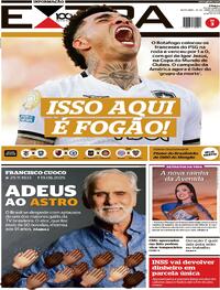 Capa do jornal Extra 20/06/2025