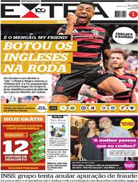 Capa do jornal Extra 21/06/2025