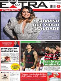Capa do jornal Extra 21/07/2025