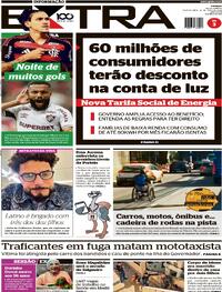 Capa do jornal Extra 22/05/2025