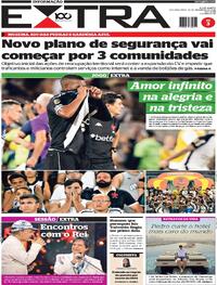 Capa do jornal Extra 22/12/2025