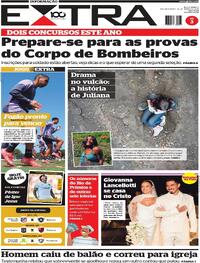Capa do jornal Extra 23/06/2025