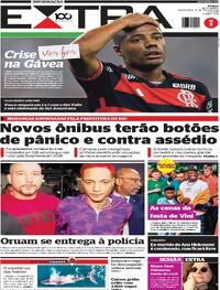 Capa do jornal Extra 23/07/2025