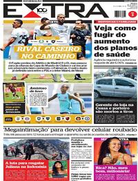 Capa do jornal Extra 24/06/2025