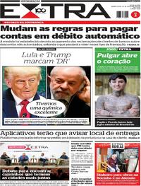 Capa do jornal Extra 24/09/2025