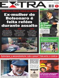 Capa do jornal Extra 25/08/2025
