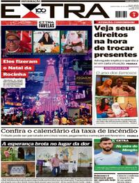 Capa do jornal Extra 25/12/2025