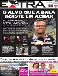 Capa do jornal Extra 26/02/2025
