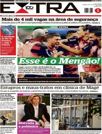 Capa do jornal Extra 26/05/2025