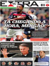 Capa do jornal Extra 26/11/2025