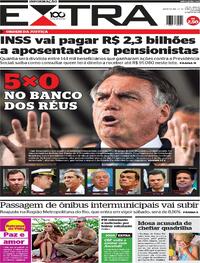 Capa do jornal Extra 27/03/2025