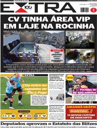 Capa do jornal Extra 27/06/2025