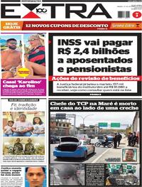 Capa do jornal Extra 27/09/2025