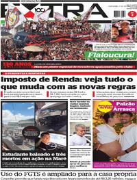 Capa do jornal Extra 27/11/2025