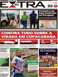 Capa do jornal Extra 27/12/2025