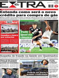 Capa do jornal Extra 28/08/2025