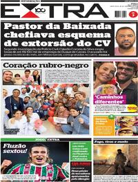 Capa do jornal Extra 28/11/2025