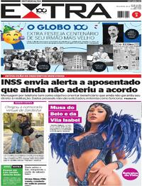 Capa do jornal Extra 29/07/2025