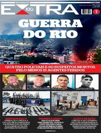 Capa do jornal Extra 29/10/2025