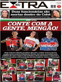 Capa do jornal Extra 29/11/2025
