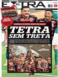Capa do jornal Extra 30/11/2025