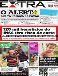 Capa do jornal Extra 31/01/2025