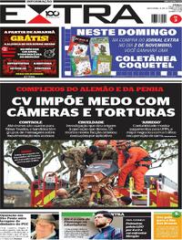 Capa do jornal Extra 31/10/2025