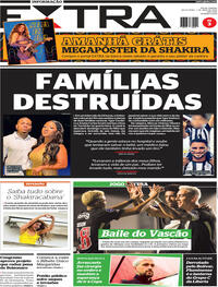 Capa do jornal Extra 01/05/2026