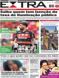 Capa do jornal Extra 02/02/2026