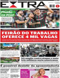 Capa do jornal Extra 02/03/2026
