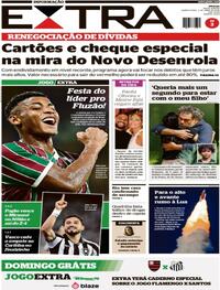 Capa do jornal Extra 02/04/2026