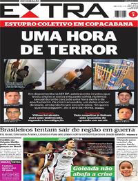 Capa do jornal Extra 03/03/2026