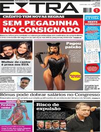 Capa do jornal Extra 04/02/2026