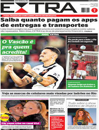 Capa do jornal Extra 04/05/2026