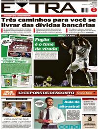 Capa do jornal Extra 05/04/2026