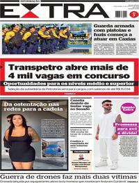 Capa do jornal Extra 05/08/2026
