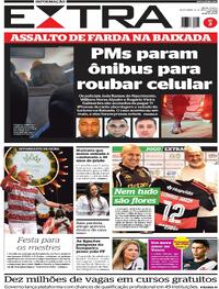 Capa do jornal Extra 06/03/2026
