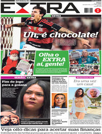 Capa do jornal Extra 06/04/2026
