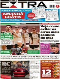 Capa do jornal Extra 07/02/2026