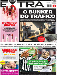 Capa do jornal Extra 07/05/2026