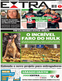Capa do jornal Extra 09/04/2026