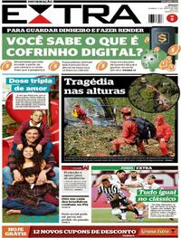 Capa do jornal Extra 09/08/2026