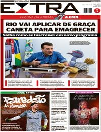 Capa do jornal Extra 10/03/2026
