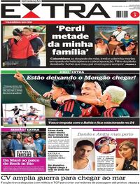 Capa do jornal Extra 10/08/2026