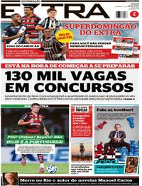 Capa do jornal Extra 11/01/2026