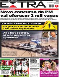 Capa do jornal Extra 11/02/2026