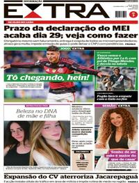 Capa do jornal Extra 11/05/2026