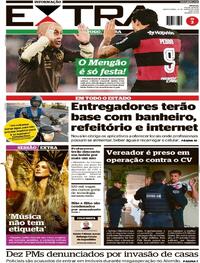 Capa do jornal Extra 12/03/2026